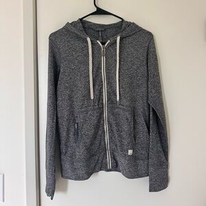 Vuori Charcoal Zip-Up Hoodie